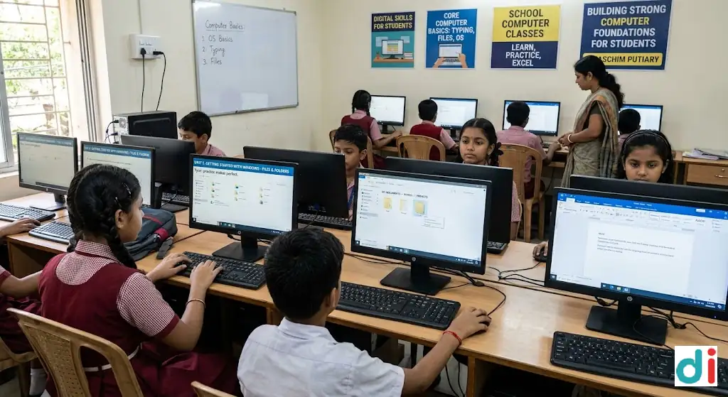 Trusted Computer Basics for Students in Haridevpur 2026 | Techyscool Computer School