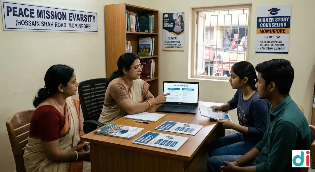 Trusted higher study counseling in Hossain Shah Road Mominpore 2026 | Peace Mission Evarsity
