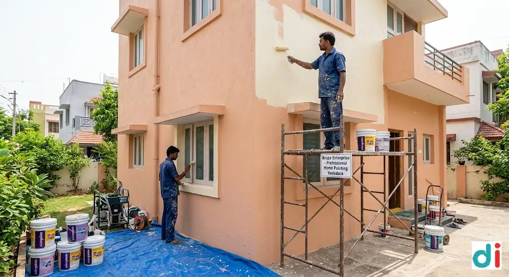 Trusted Home Painting Contractor Near Apollo Tyer Vadodara 2026 | Krupa Enterprise