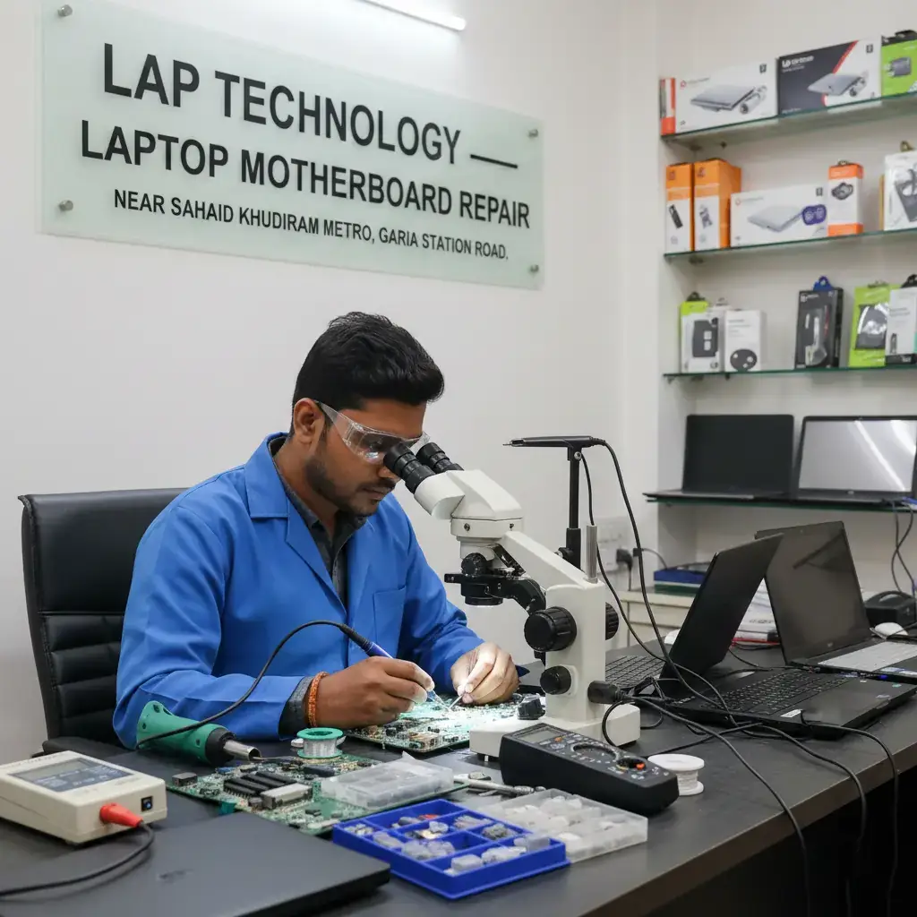 Trusted Laptop Motherboard Repair Near Shahid Khudiram Metro | Lap Technology