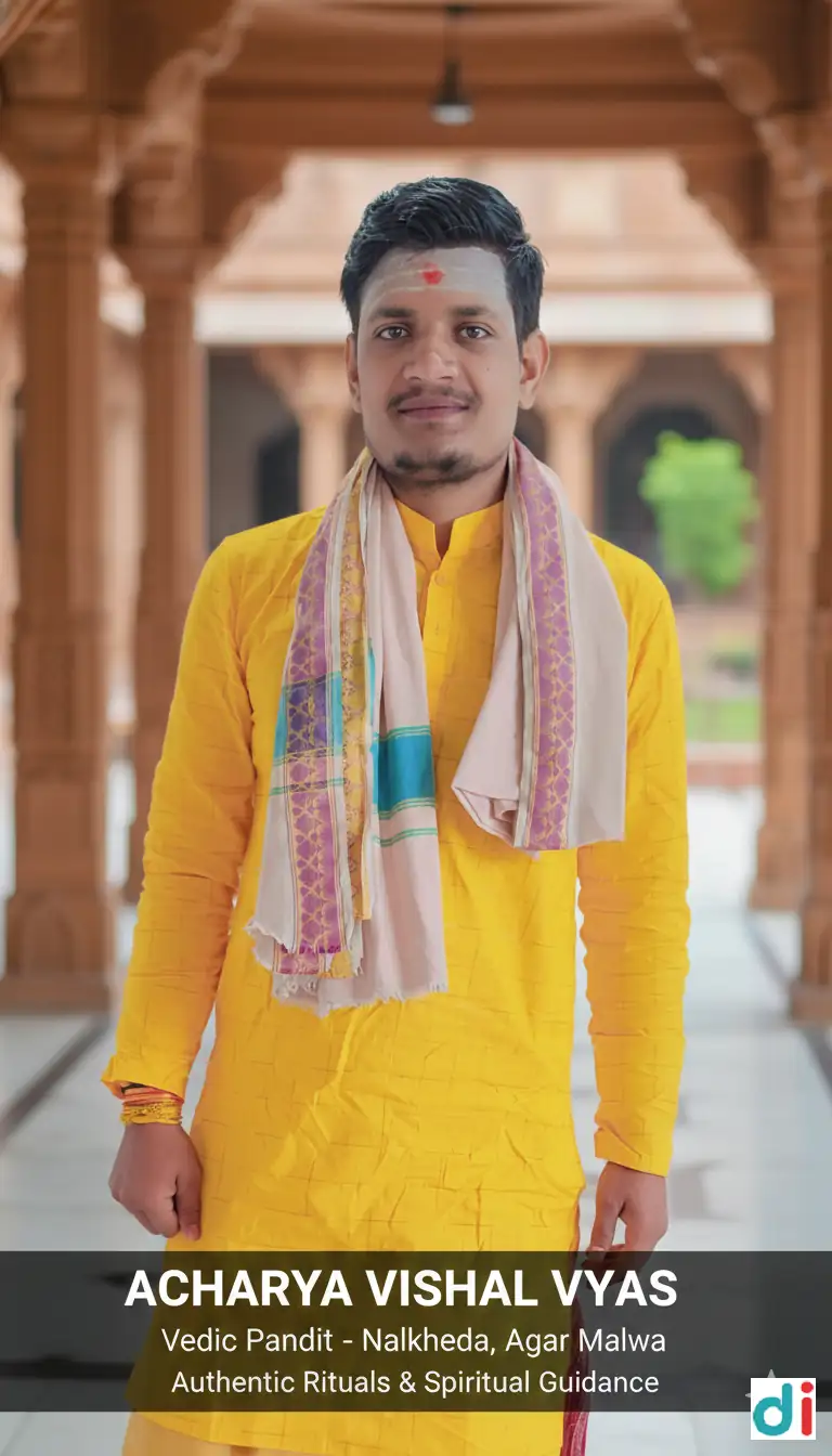 Trusted Nearby Vedic Pandit for Puja Services in Nalkheda | Aachary Vishal Vyas Maabagula Mukhi