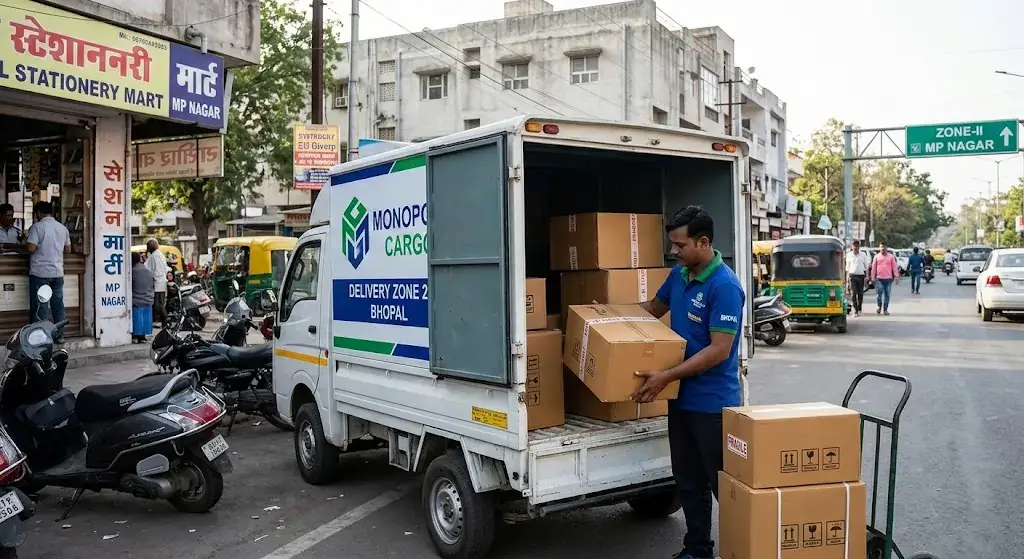 Trusted parcel service in Zone-II Bhopal 2026 | Monopoly Cargo
