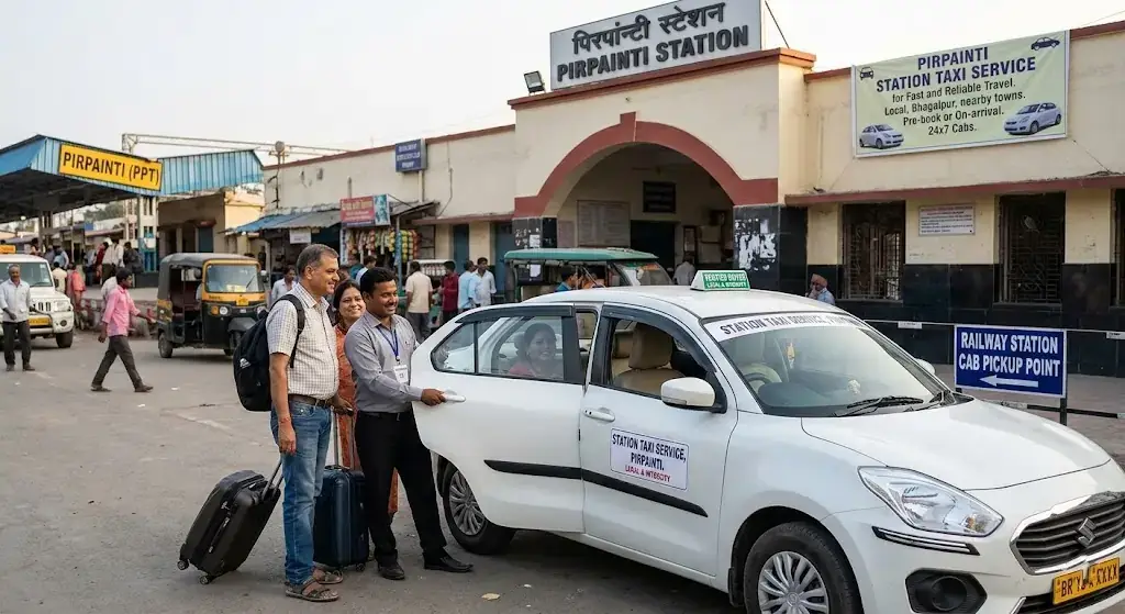 Trusted Pirpainti Station Taxi Service 2026 – Quick Railway Pickup Rides | CityRide.city