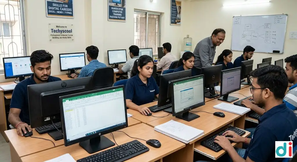 Trusted Professional Computer Course in Haridevpur 2026 | Techyscool Computer School