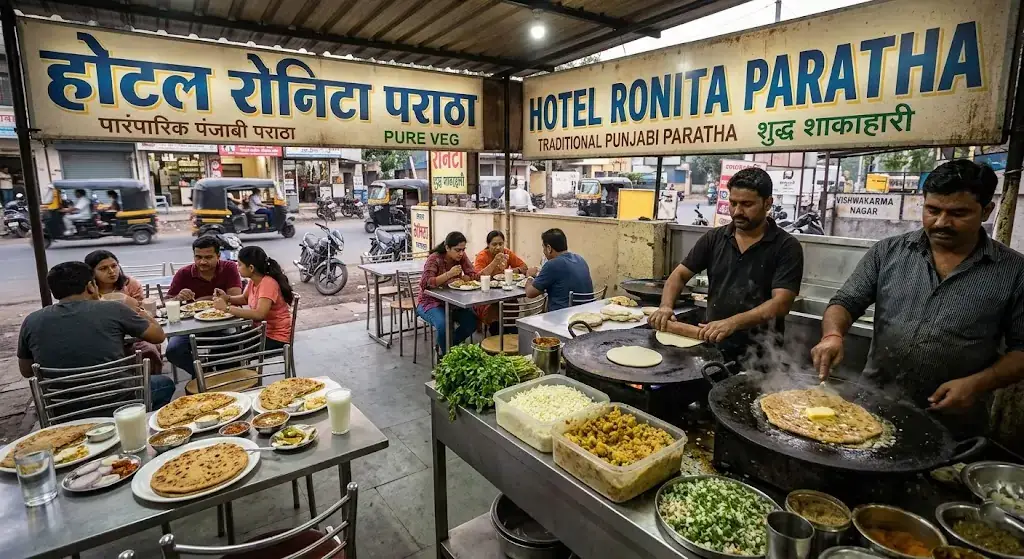 Trusted Punjabi Paratha Restaurant near Pashan Sus Road 2026 | Hotel Ronita Paratha