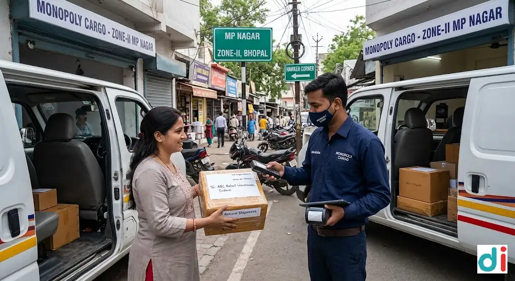 Trusted reverse courier service in Maharana Pratap Nagar Zone II 2026 | Monopoly Cargo
