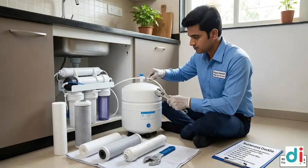 Trusted RO system cleaning process in RPS Tower Lohegaon 2026 | Aqua Amrut Sales And Services