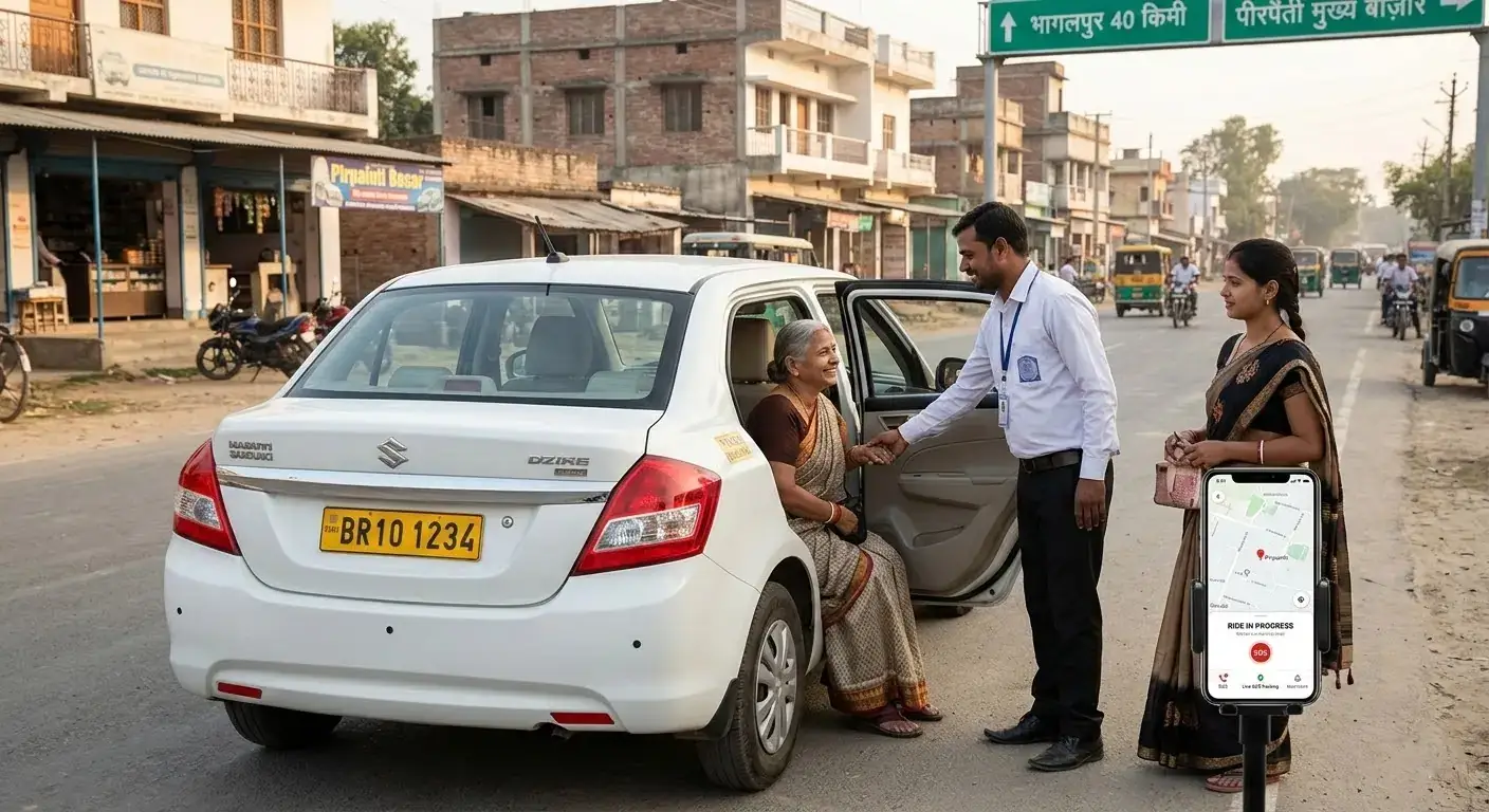 Trusted Safe Taxi Ride Pirpainti 2026 | CityRide.city