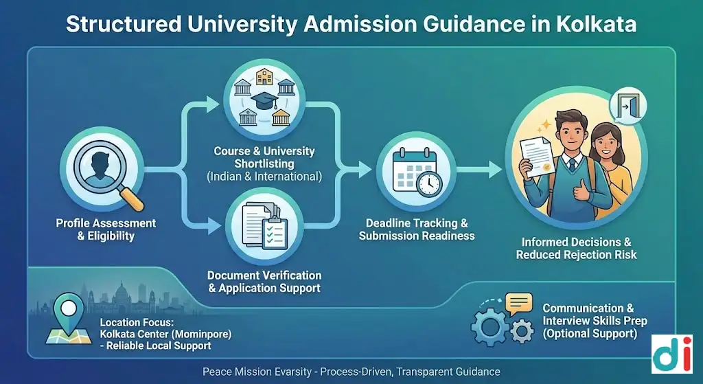 University Admission Guidance | Peace Mission Evarsity