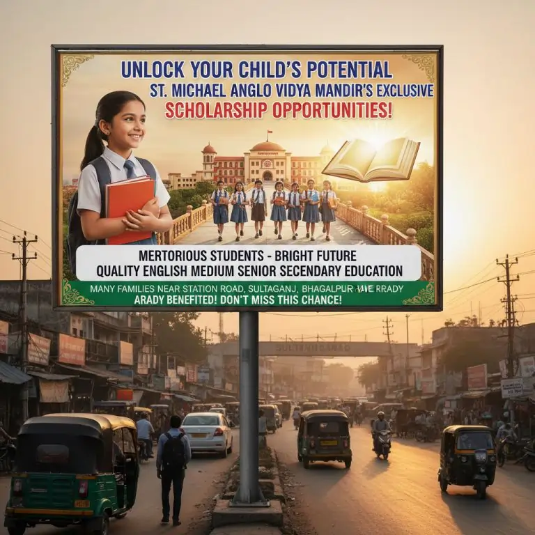 Up to 50% Scholarship on School Admission in Sultanganj Bhagalpur – St Michael Anglo Vidya Mandir