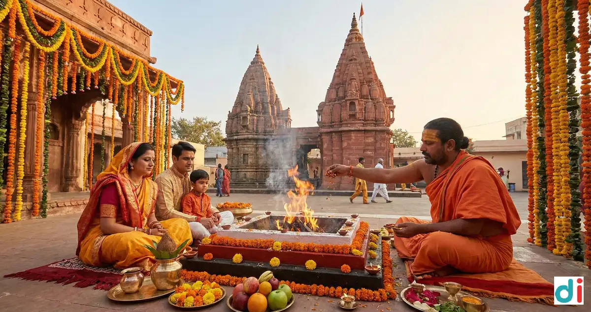 Trusted Vedic Rituals for Home and Family Near Mangalnath Temple, Ujjain | Pt. Hitesh Vaishnav