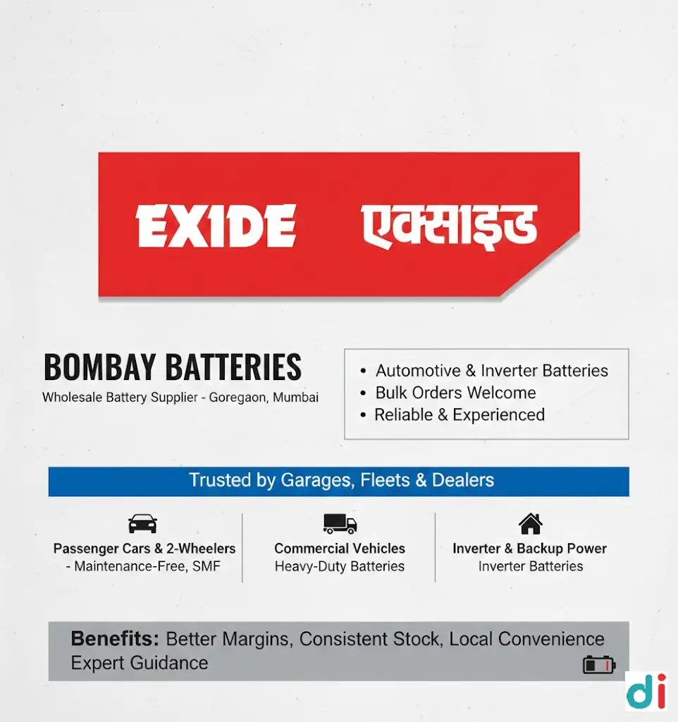 Wholesale & Retail Supply | Bombay Batteries