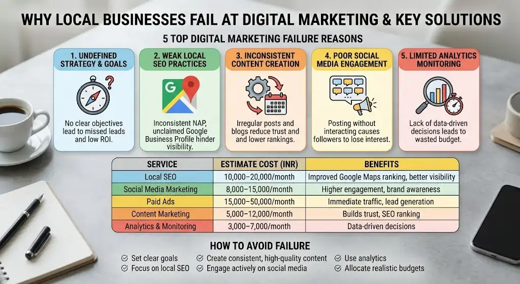 Why Local Businesses Fail at Digital Marketing | Digitalindians org