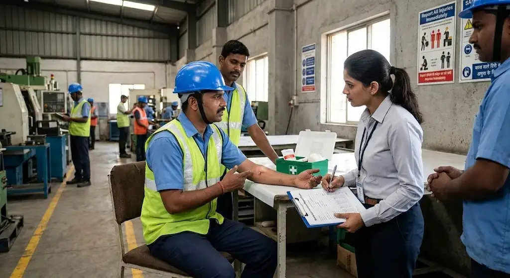 Workplace Injury Reporting Procedures in Jambhe Companies | BMSF Industrial Health and Safety Clinic