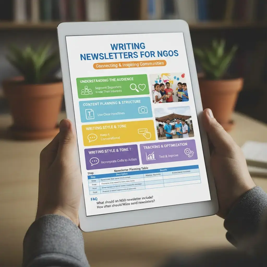 Writing Newsletters for NGOs