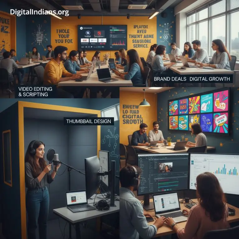 YouTuber Support Services  | Digitalindians org